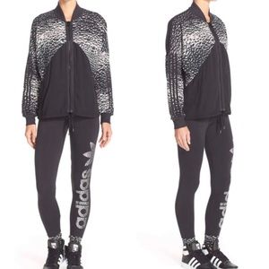 ADIDAS HELLINSKI JACKET & MATCHING LINEAR LEGGINGS